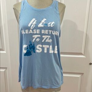 Disney Blue Relaxed Tank Top